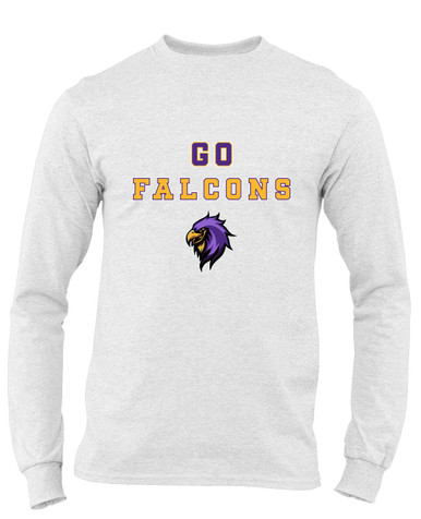 Monroe Falcons Sideview Go Team Men's Premium LS T-Shirt