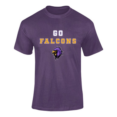 Monroe Falcons Sideview Go Team Men's Premium SS T-Shirt
