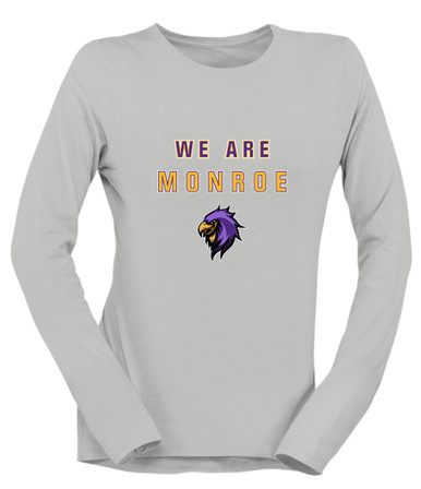 Monroe Falcons Sideview We Are Women's Premium LS T-Shirt