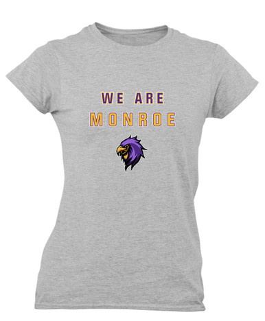 Monroe Falcons Sideview We Are Women's SS T-Shirt