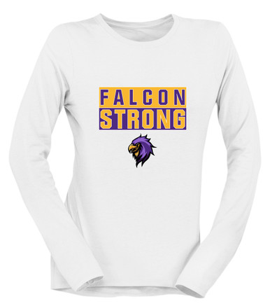 Monroe Falcons Sideview Strong #1 Women's Premium LS T-Shirt