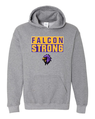 Monroe Falcons Sideview Strong #1 Men's Hoodie