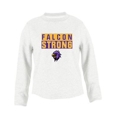 Monroe Falcons Sideview Strong #1 Women's Sweatshirt