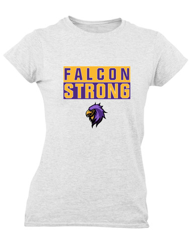 Monroe Falcons Sideview Strong #1 Women's Premium SS T-Shirt