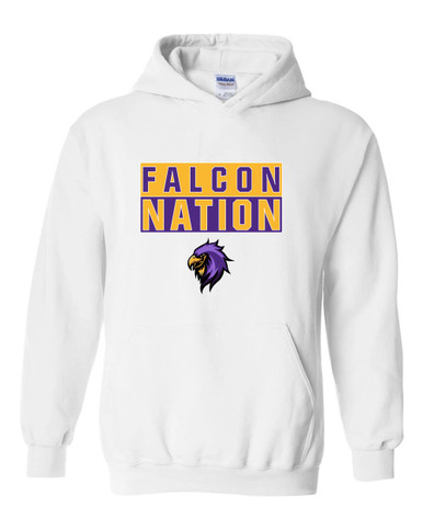 Monroe Falcons Sideview Nation #1 Men's Hoodie