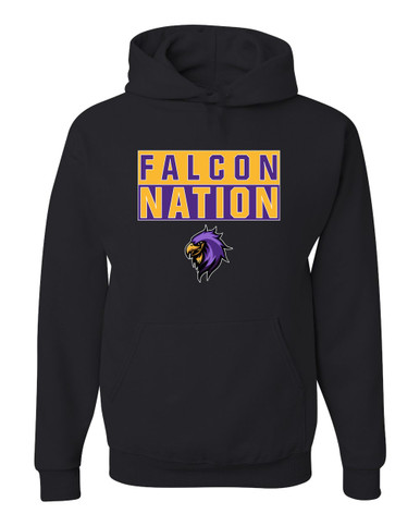 Monroe Falcons Sideview Nation #1 Men's Premium Hoodie