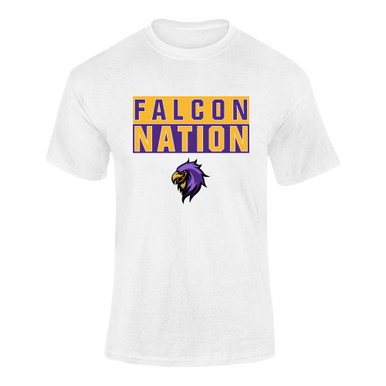 Monroe Falcons Sideview Nation #1 Men's SS T-Shirt