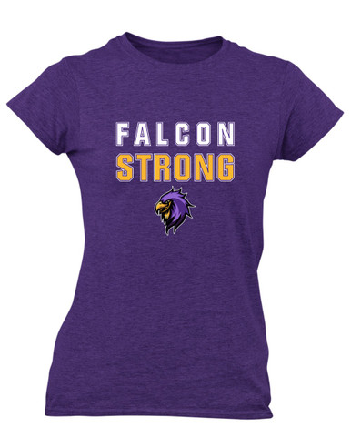 Monroe Falcons Sideview Strong #2 Women's Premium SS T-Shirt