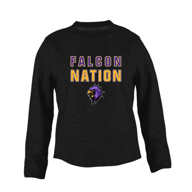 Monroe Falcons Sideview Nation #2 Women's Sweatshirt