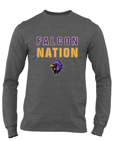 Monroe Falcons Sideview Nation #2 Men's Premium LS T-Shirt