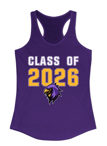 Monroe Falcons Sideview Class of 2026 Women's Tank Top