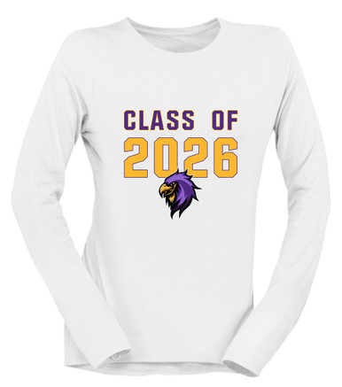Monroe Falcons Sideview Class of 2026 Women's Premium LS T-Shirt