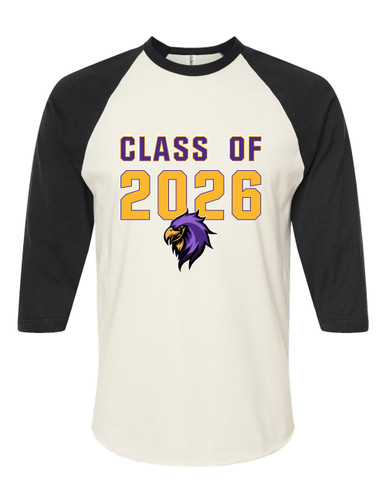 Monroe Falcons Sideview Class of 2026 Women's Baseball T-Shirt