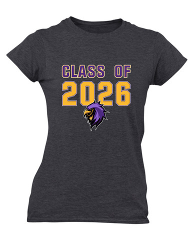 Monroe Falcons Sideview Class of 2026 Women's Premium SS T-Shirt