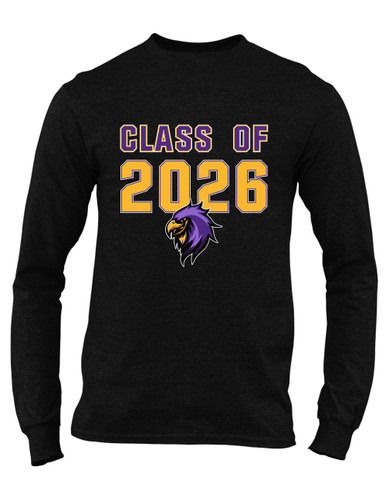 Monroe Falcons Sideview Class of 2026 Men's LS T-Shirt