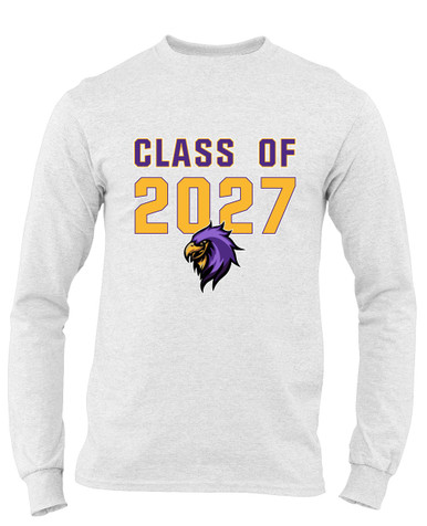 Monroe Falcons Sideview Class of 2027 Men's Premium LS T-Shirt
