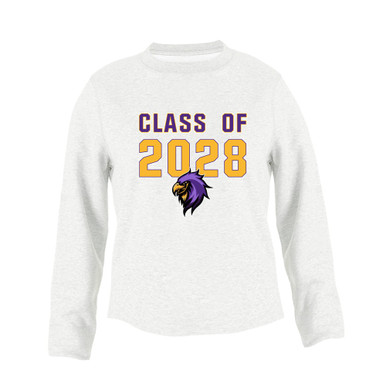 Monroe Falcons Sideview Class of 2028 Women's Sweatshirt