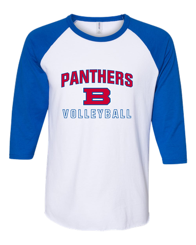 Bartlett Panthers Volleyball Women's Baseball T-Shirt