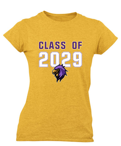 Monroe Falcons Sideview Class of 2029 Women's SS T-Shirt
