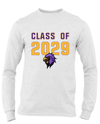 Monroe Falcons Sideview Class of 2029 Men's LS T-Shirt