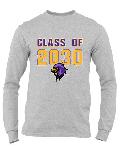 Monroe Falcons Sideview Class of 2030 Men's Premium LS T-Shirt