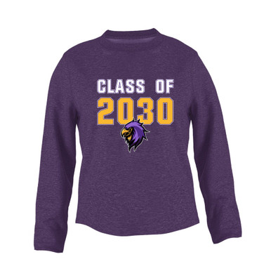 Monroe Falcons Sideview Class of 2030 Women's Sweatshirt