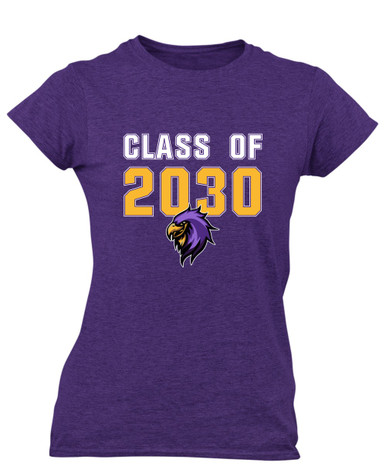 Monroe Falcons Sideview Class of 2030 Women's SS T-Shirt