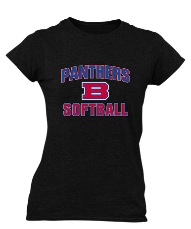 Bartlett Panthers Softball #1 Women's SS T-Shirt