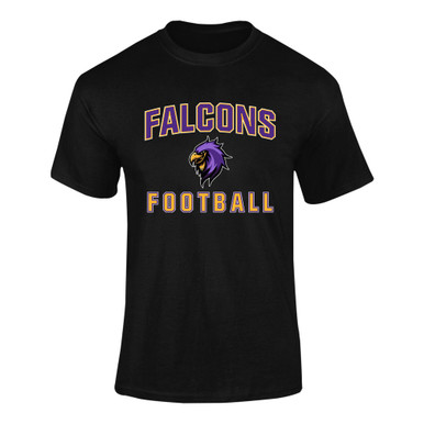 Monroe Falcons Sideview Football #1 Men's SS T-Shirt