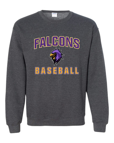 Monroe Falcons Sideview Baseball #1 Men's Sweatshirt