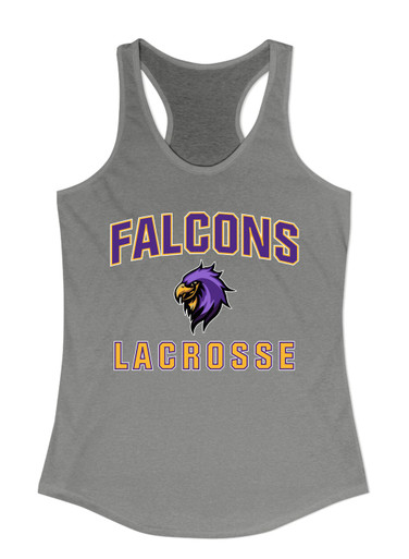 Monroe Falcons Sideview Lacrosse Women's Tank Top