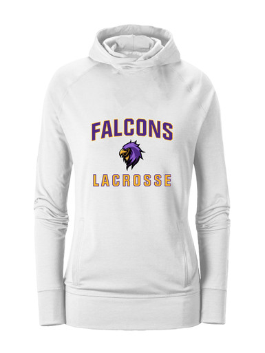 Monroe Falcons Sideview Lacrosse Women's Hoodie