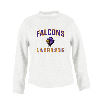 Monroe Falcons Sideview Lacrosse Women's Sweatshirt