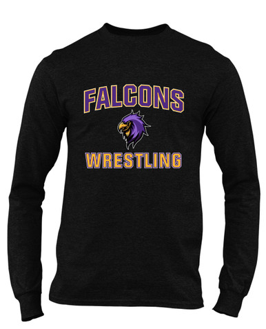 Monroe Falcons Sideview Wrestling Men's Premium LS T-Shirt