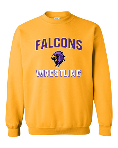 Monroe Falcons Sideview Wrestling Men's Sweatshirt