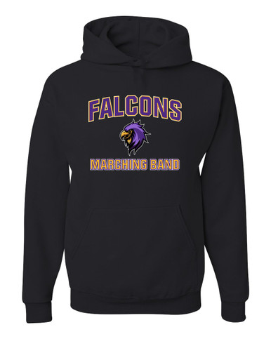 Monroe Falcons Sideview Marching Band Men's Premium Hoodie