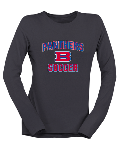 Bartlett Panthers Soccer #1 Women's LS T-Shirt