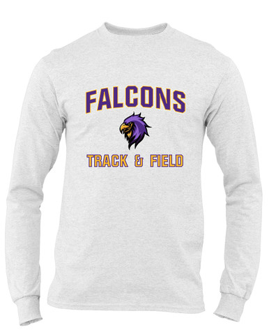 Monroe Falcons Sideview Track & Field Men's Premium LS T-Shirt