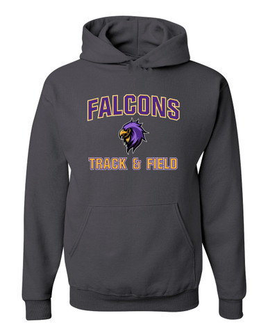 Monroe Falcons Sideview Track & Field Men's Premium Hoodie