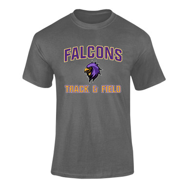 Monroe Falcons Sideview Track & Field Men's SS T-Shirt