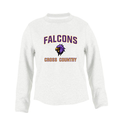 Monroe Falcons Sideview Cross Country Women's Sweatshirt
