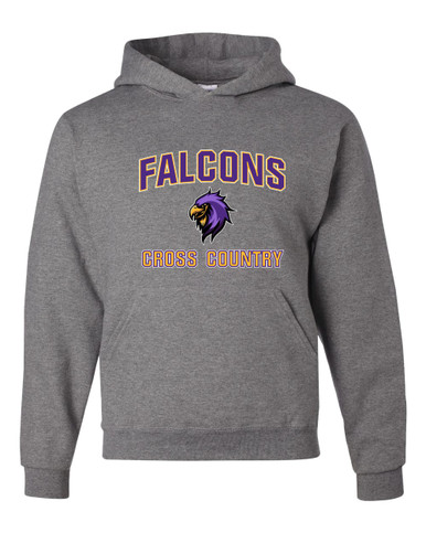 Monroe Falcons Sideview Cross Country Men's Premium Hoodie
