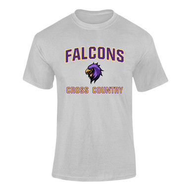 Monroe Falcons Sideview Cross Country Men's SS T-Shirt