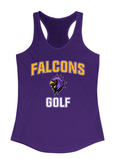 Monroe Falcons Sideview Golf Women's Tank Top