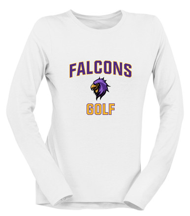 Monroe Falcons Sideview Golf Women's Premium LS T-Shirt