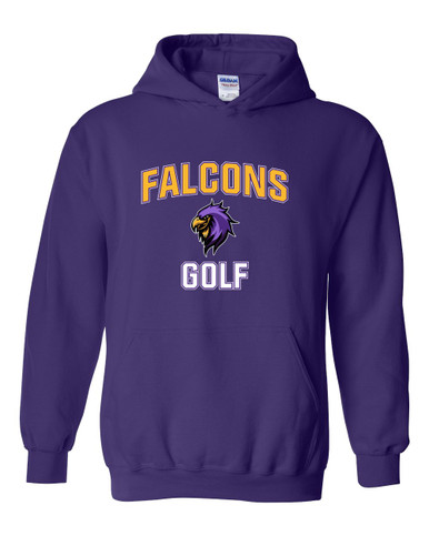 Monroe Falcons Sideview Golf Men's Hoodie