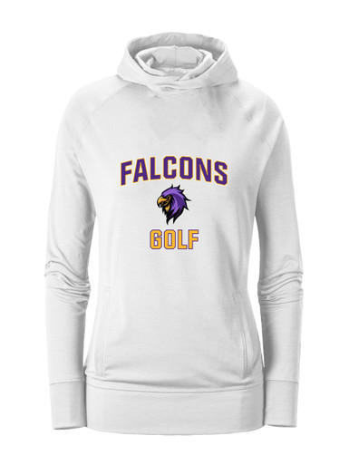 Monroe Falcons Sideview Golf Women's Hoodie