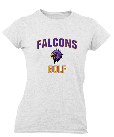 Monroe Falcons Sideview Golf Women's Premium SS T-Shirt