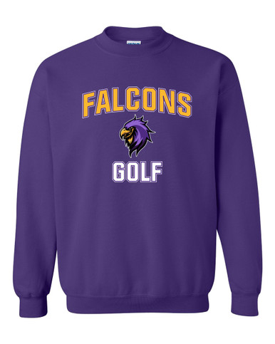 Monroe Falcons Sideview Golf Men's Sweatshirt