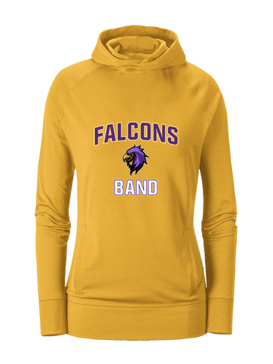 Monroe Falcons Sideview Band # 1 Women's Hoodie